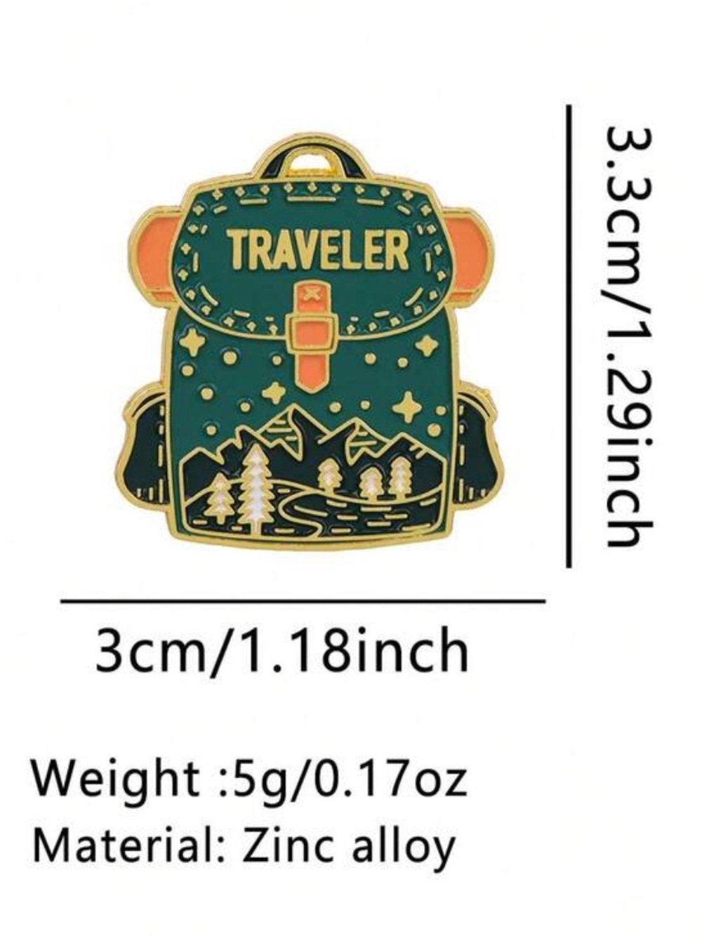 Traveler Pin - Picture 6 of 6